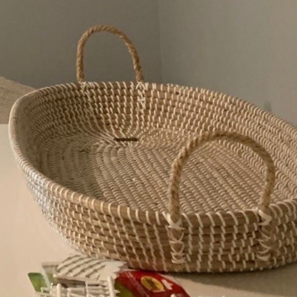 Ollie Ella Taupe Reva Changing Basket - Picture 1 of 5